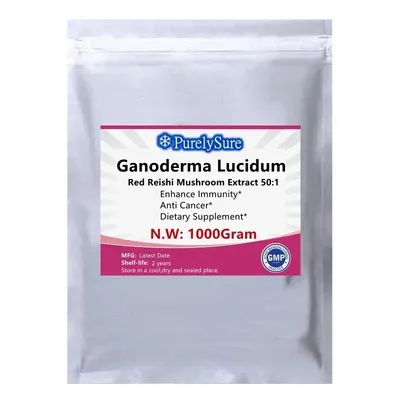 100% Red Reishi Mushroom Extract 50:1 Powder Aluminum Foil Bag Packaging Ganoderma Lucidum