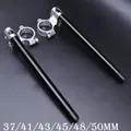 Per manubrio universale da 7/8 "22mm 40/41/43/45/48/50/51mm Moto Rise CNC manubrio moto clip-on forcella manubrio clip on