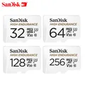 Monitoraggio video ad alta resistenza SanDisk Scheda di memoria da 64 GB 128 GB 256 GB Scheda TF Ultra da 32 GB Extreme/Extreme PRO 4K UHD MicroSD C10