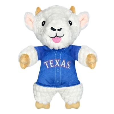Pets First Texas Rangers Goat Plush Dog & Cat Toy, Medium
