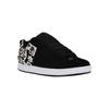 Sneaker DC SHOES "Court Graffik", Gr. 5(36), schwarz-weiß (schwarz, weiß print), 55.99% Leder, 43.71% Synthetikmaterial, 0.3% TPU, Schuhe