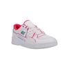 Sneaker DC SHOES "Construct", Gr. 8(39), weiß, crazy pink, blau, 54.6% Leder, 20.9% Synthetikmaterial, 25.5% Polyester, Schuhe