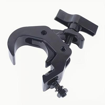 TEMU 1.65-2.36 Inch Truss Clamp 4, Czgor Heavy Duty 220 Lb Stage Aluminum Lighting C-clamp Fits 42-60mm Pipe, Dj For Flat Light Moving Head Stage Lighting Image