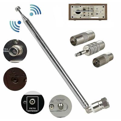 FM-Radioantenne Teleskop-FM-Antenne F-Stecker 75 Ohm Image