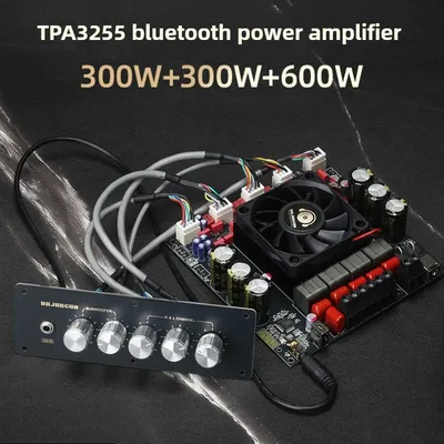 SOTAMIA TPA3255 Subwoofer Verstärker 600W + 300Wx2 Bluetooth Power Verstärker AUX USB Amplificador Image
