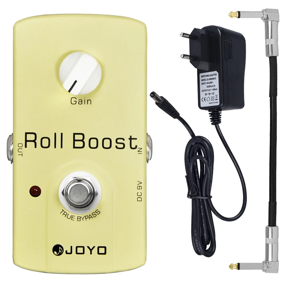 JOYO JF-38 Elektrische Gitarre Effekt Pedal Roll Boost Effekt Klassische EINE Schaltung Sauber Klar Transparent Boost Pedal Gitarre Teile Image