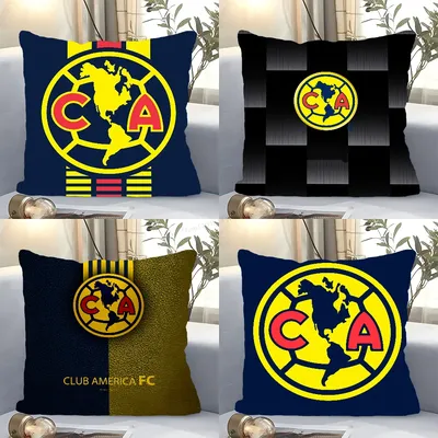 Football Club America Kissenbezug, quadratisches Kissen, Schlafzimmer, Sofa, Freizeit, Komfort, Image