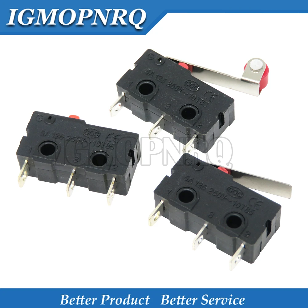 10PCS Endschalter 3Pin KW11-3Z Hohe qualität und leben Alle Neue 5A 250VAC Micro Schalter Takt Schalter aus Image