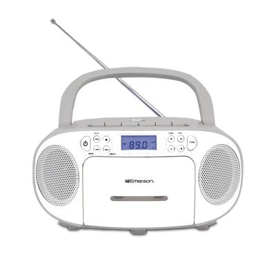 Emerson Portable Cd/Cassette Boombox With Am/Fm Radio