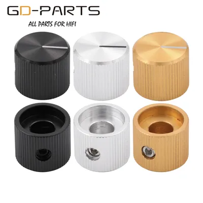15x12.5mm Machined Solid Full Aluminum Volume Potentiometer Knob For Hifi Audio Guitar AMP Effect