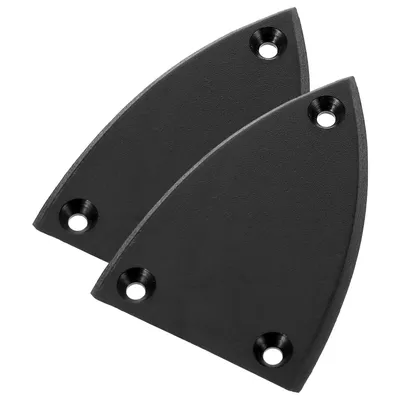 Guitar Tuning Lever Cover Rod Truss Repair Electric Parts 3 Holes Plate Acoustic Cover Black Bell