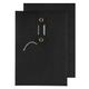 Blake Senses - Black String and Washer Envelopes C6 (162 x 114mm) - Pack of 100 Qty - Premium Quality 180 GSM - Document Mailer - Black Envelopes with String - Office & Business Supplies (SW822)