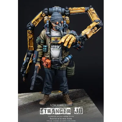 [Stoßmodell] 75 mm Harzfigur 1/24 Garagenbausätze unbemalte Miniaturen 135001 Image