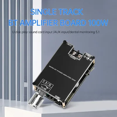 ZK-1001B mono 100w bluetooth audio verstärker platine tpa3116 tpa3116d2 sound verstärker modul Image