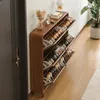 Massivholz Einfache Schuhschränke Vintage Wohnzimmer Nordic Lagerung Schuhschränke Weiß Amerikanische Vetrina Soggiorno Möbel