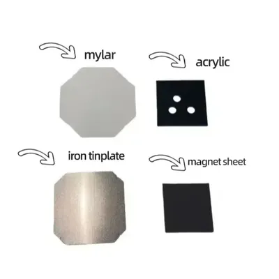 200pcs Materials for Fridge Magnet Making Machine DIY Craft used for Fridge Magnet 50*50mm Size