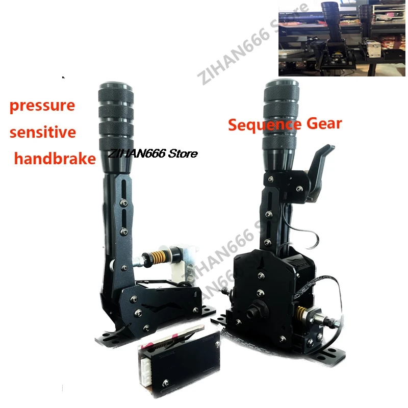 PC USB Racing Games Sequential Shifter H Gear Handbremse SIM für Thrustmaster /Logitech /SIMAGIC /FANATEC /MOZA Image