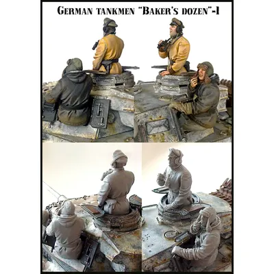 [Stoßzahn modell] 1/35 Harz Figur Figur Harz Kits unbemalte Miniaturen Image