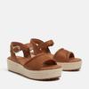 Sandale TIMBERLAND "SANTORINI SUN BACKSTRAP SANDAL", Gr. 39, grau (rst full gra), Leder, sportlich, Schuhe