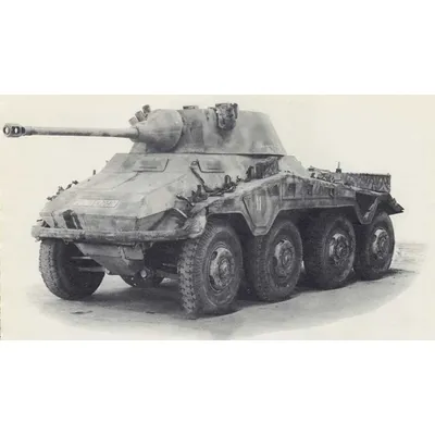 SdKfz 234/2 Puma MODEL KIT im Maßstab 1:144 Image