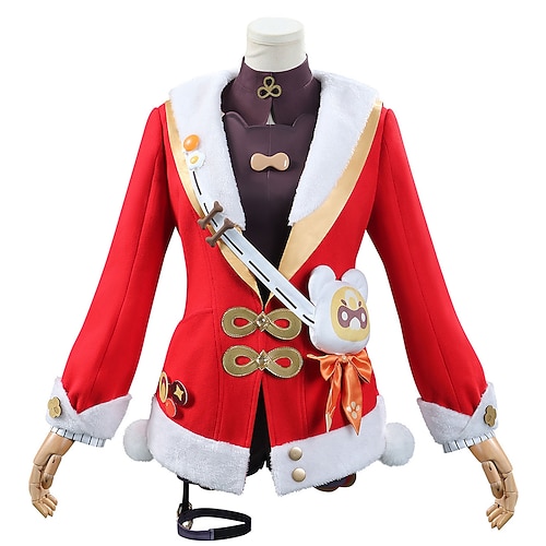 Elementar-Saga Cosplay Brianna Knickerbocker Anime Cosplay Kostüm Outfits Cosplay Perücken Cosplay-Anzüge Cosplay Perücken Karneval Maskerade Leistung Party Rock Kleid Ärmel Für Damen Erwachsene Image