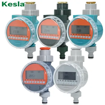 KESLA Garden Automatic Watering System Timer Rain Sensor Solar LCD Electronic Drip Irrigation