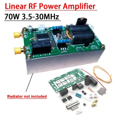 3.5-30MHz 70W Short Wave Linear RF Power Amplifier KITS FOR YAESU FT-817 KX3 SSB AM CW FM Radio