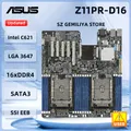 ASUS Z11PR-D16 Scheda madre scheda madre server calable intel C621 LGA 3647 Slot Dual M.2 SSD DDR4 512 GB supporto CPU Xeon Gold
