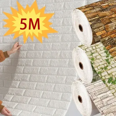 Waterproof Wall Stickers Adhesive Wallpaper for Wall Art 3D Paper for Walls Decoration Wallpapers
