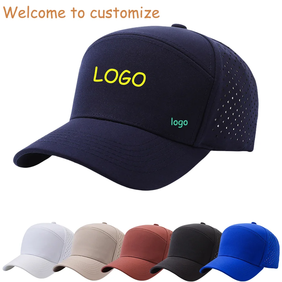 Nuovo logo personalizzato berretto da baseball in rete unisex outdoor casual da uomo cappello da camionista regolabile moda donna tinta unita snapback cappelli per papà