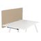 Akustik Tischtrennwand FLEXMIUT D1 120 cm beige hjh OFFICE