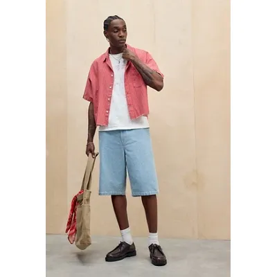 Dickies Vintage Wash Madison Shorts - Light Blue 34 at Urban Outfitters