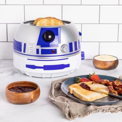 Star Wars R2D2 Deluxe Toaster by UNCANNY BRANDS in Silver (Size OS)