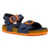 Sandale GEOX "J GHITA BOY", Kinder, Gr. 39, blau (navy, orange), Synthetik, casual, Schuhe, Sommerschuh, Schnallenschuh mit Fußbett