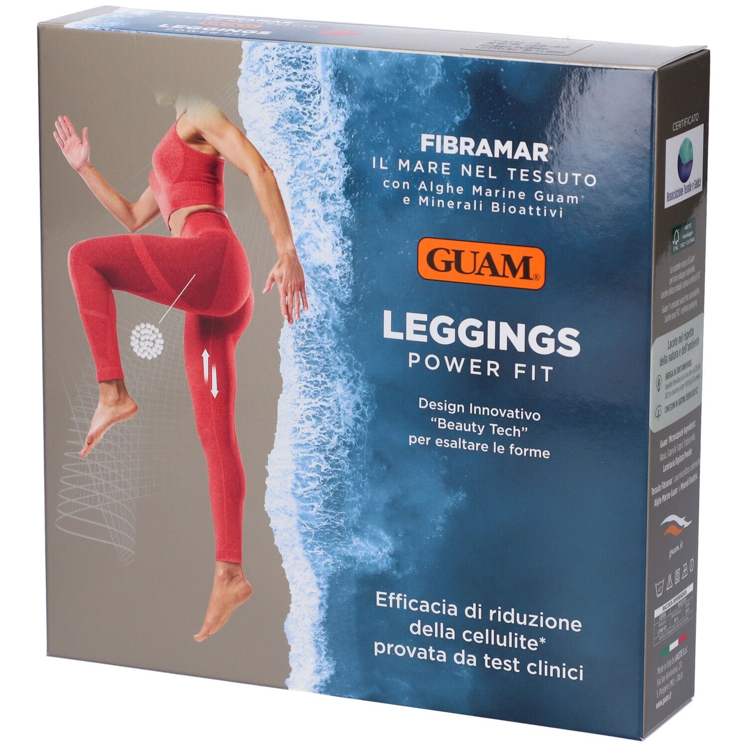 Guam Leggings Power Fit Rosso XS/S 1 pz Altro