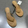 Wildleder Clip-Toe Slipper Sandalen Slip-On Einfarbig Mode Elegante Prägnante Sommer Party Outdoor Frauen Schuhe Neue dünne Fersen Sexy