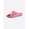 Pantolette ANDREA CONTI, Damen, Gr. 41, rosa (altrosa), Glattleder, modisch, Schuhe