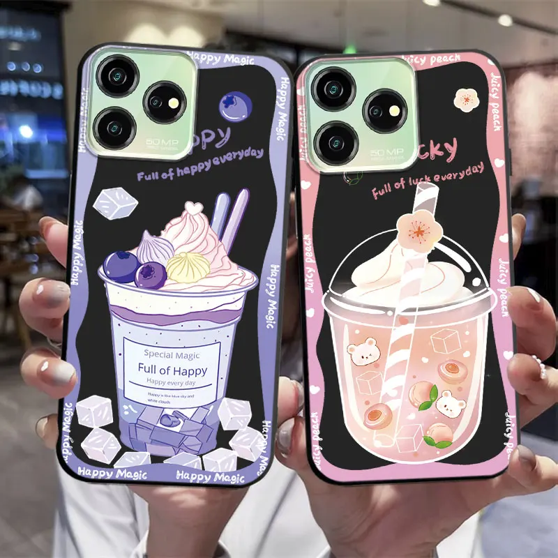 Schmetterling Für ZTE A75 4G 5G A73 4G Fall Stoßfest Silikon Weiche TPU Telefon Fall Für ZTE blade A75 4G Zurück Abdeckung Schützen Fundas Image