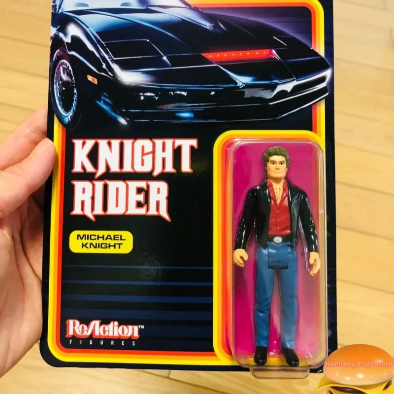 Knight Rider Actionfigur Vintage Super7 Gelenke bewegliche 3,75-Zoll-Figur Modellspielzeug limitierte Sammlung