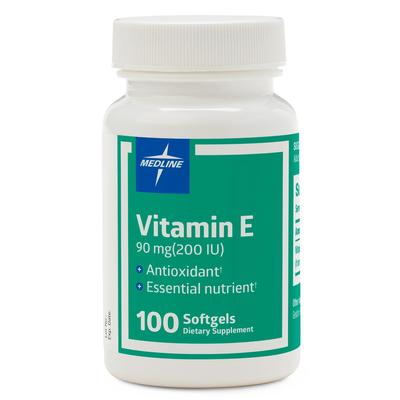 Vitamin E Softgel, 90 mg, 100/Bottle, 1 BT (OTCM00018H) 1 Bottle Medline