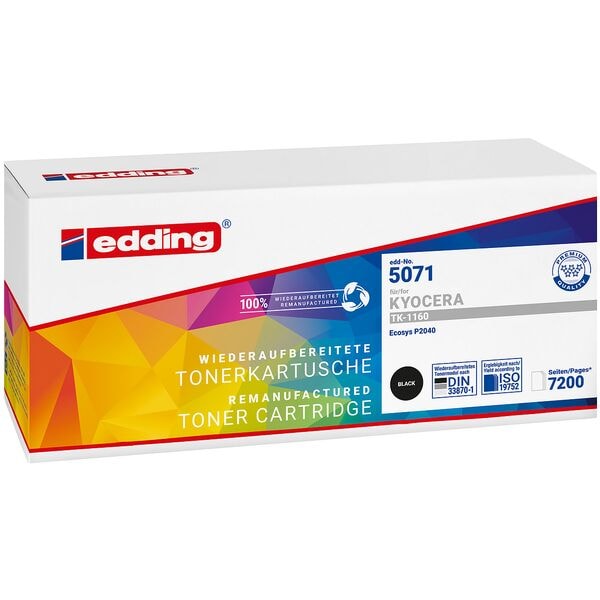 Edding Toner ersetzt Kyocera »TK-1160« EDD-5071 schwarz Image