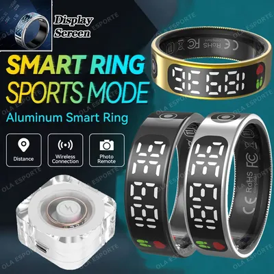 2025 New For Xiaomi Ring Smart Touch Disaply Screen Ring Gesture Swipe Video Health Monitor 5ATM