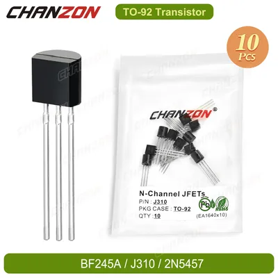10PCS F245A J310 2N5457 TO92 N-Channel Jfet Fet Amplifier RF Transistor Bipolar Junction Field