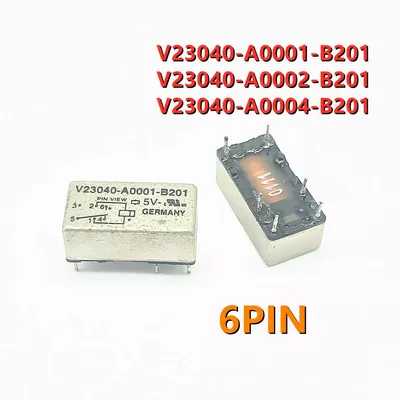 2PCS/lot V23040-A0001-B201 V23040-A0002-B201 V23040-A0004-B201 V23040 A0002 B2016PIN 5VDC 12VDC