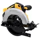 Scie circulaire électrique sans balais, machine de découpe de planche sans fil, outils électriques de travail de calcul, batterie Dewalt 18V, 20V, 7 pouces