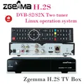 [Autentico] Ricevitore HDTV Linux classici ZGEMMA H.2S MHEG-2/4 H.264 Due sintonizzatori satellitari DVB-S2 Ricevitore decodificatore digitale integrato