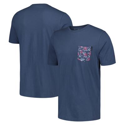The Open Travis Mathew Flourish Pocket T-Shirt - Indigo Image