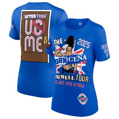 Damen T-Shirt „John Cena Farewell Tour 2025 London“ in Blau Image
