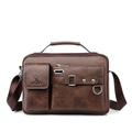 Herren Umhängetasche Business Messenger Bag passend für 10.4 iPad PU Leder Handtaschen Fashion Man Crossbody