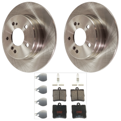 TRW Brake Disc and Pad Kit, Rear, KIT-072924-800